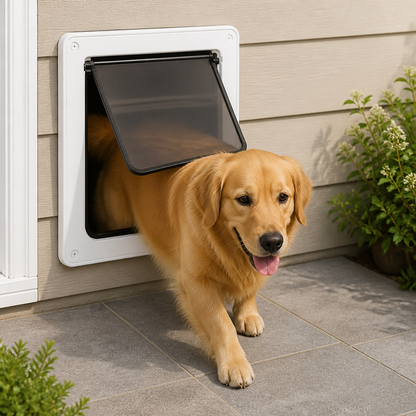 Ortekor Lockable Privacy Flap & Insulated Dog Door