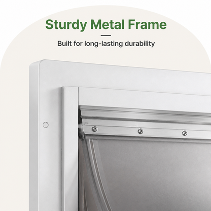 Ortekor Metal Frame Weatherproof & Lockable Pet Door