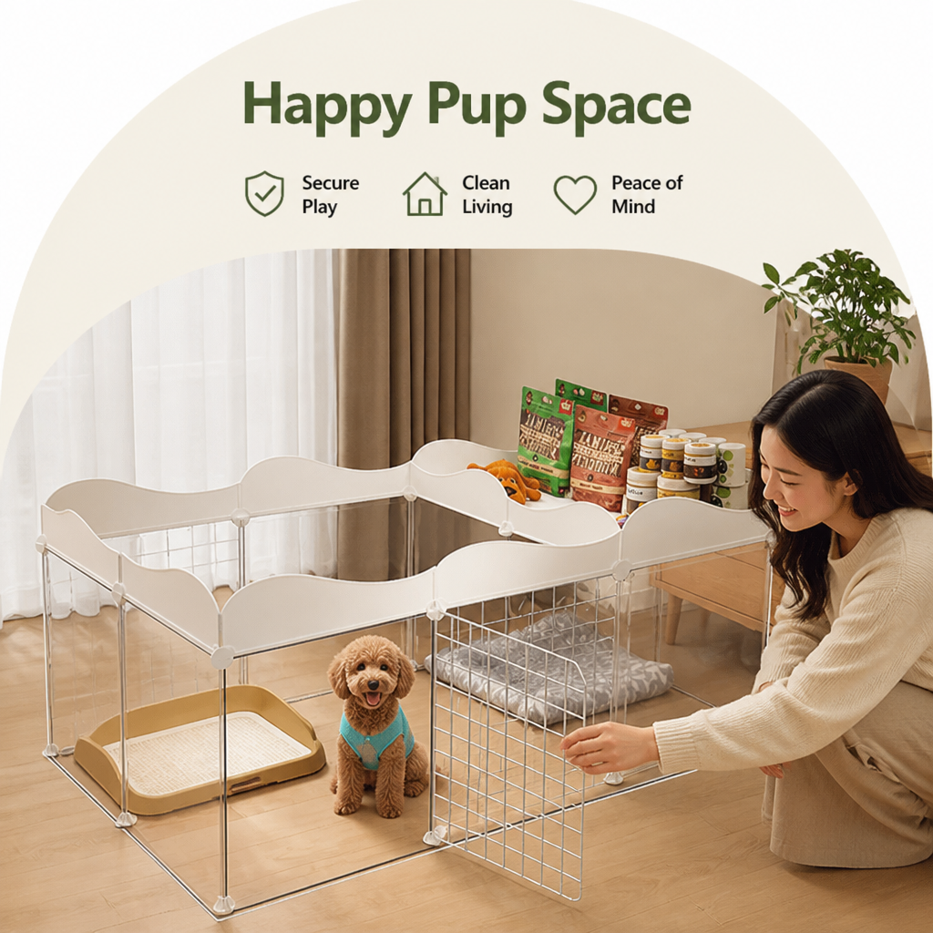Ortekor Modular DIY & Integrated Toilet Dog Kennel