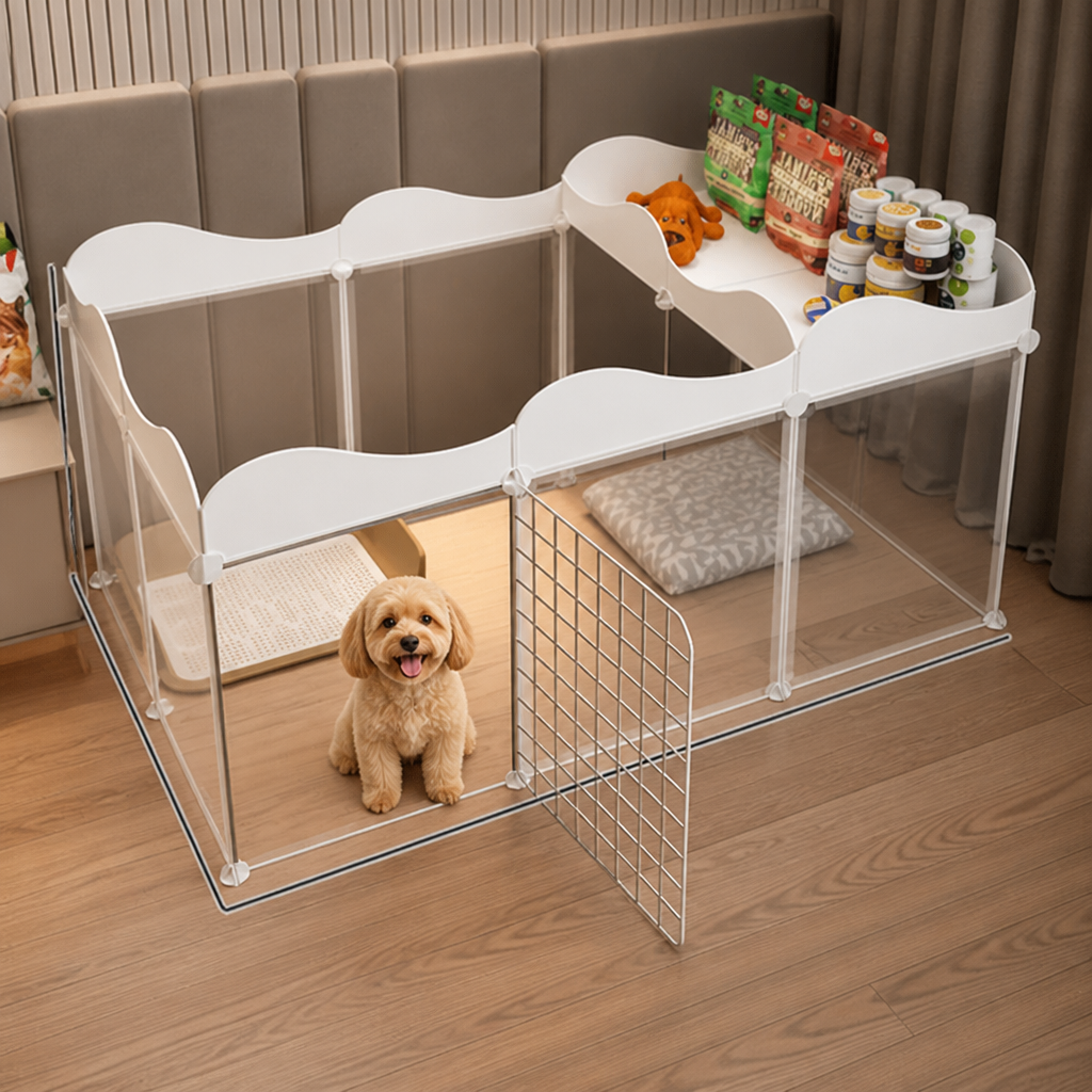 Ortekor Modular DIY & Integrated Toilet Dog Kennel