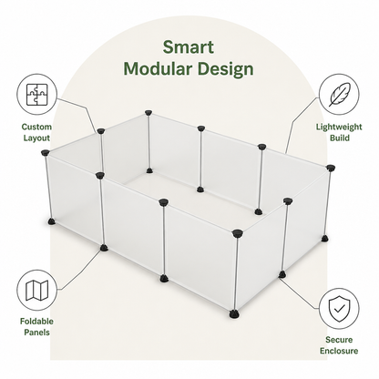 Ortekor Modular Foldable Playpen (For Small Pets)