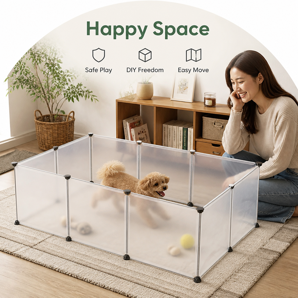 Ortekor Modular Foldable & Portable Pet Playpen