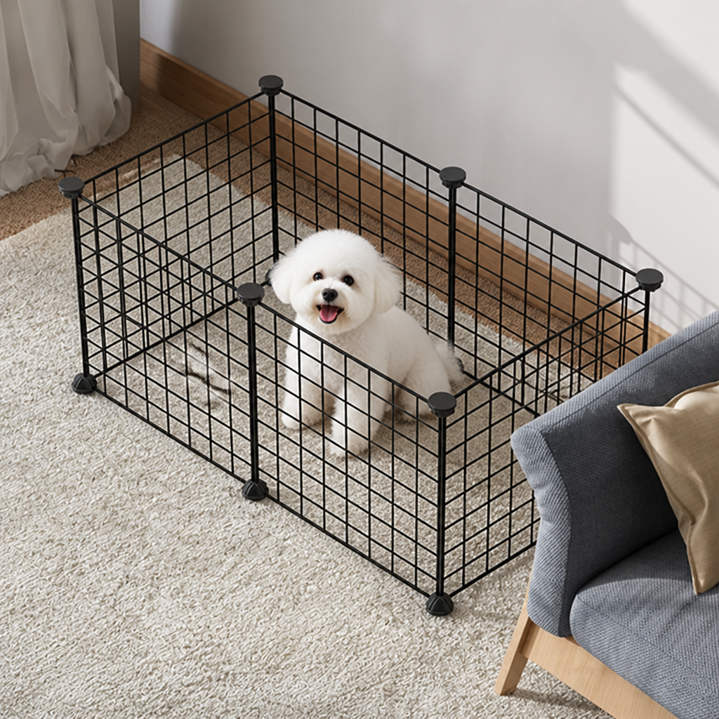 Ortekor Modular Wire Mesh Playpen
