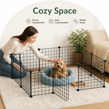 Ortekor Modular Wire Mesh Playpen