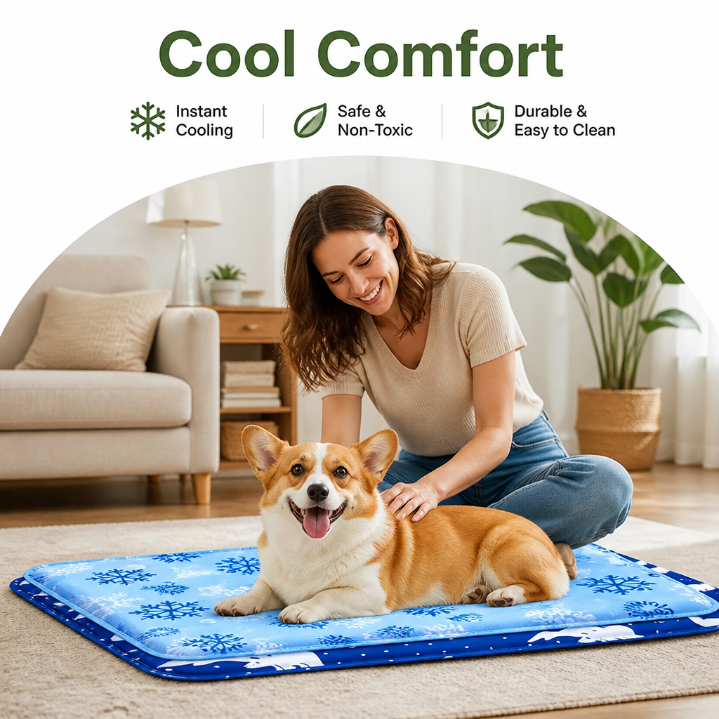 Ortekor Natural Cooling & Portable Pet Mat (Indoor/Outdoor)