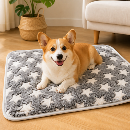 Ortekor Non-Shedding Coral Fleece Pet Blanket