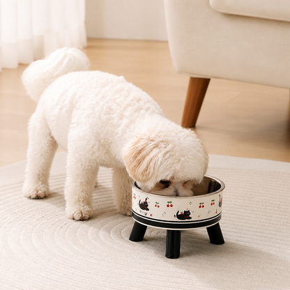 Ortekor Non-Slip & Anti-Tip Pet Bowl (Detachable Dish)