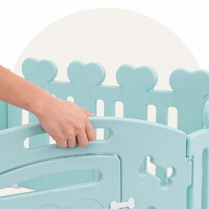 Ortekor Non-Toxic HDPE Lockable Dog Playpen (Foldable)