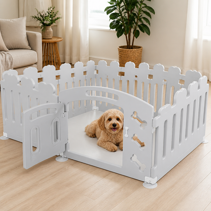 Ortekor Non-Toxic Recycled HDPE & Lockable Dog Playpen