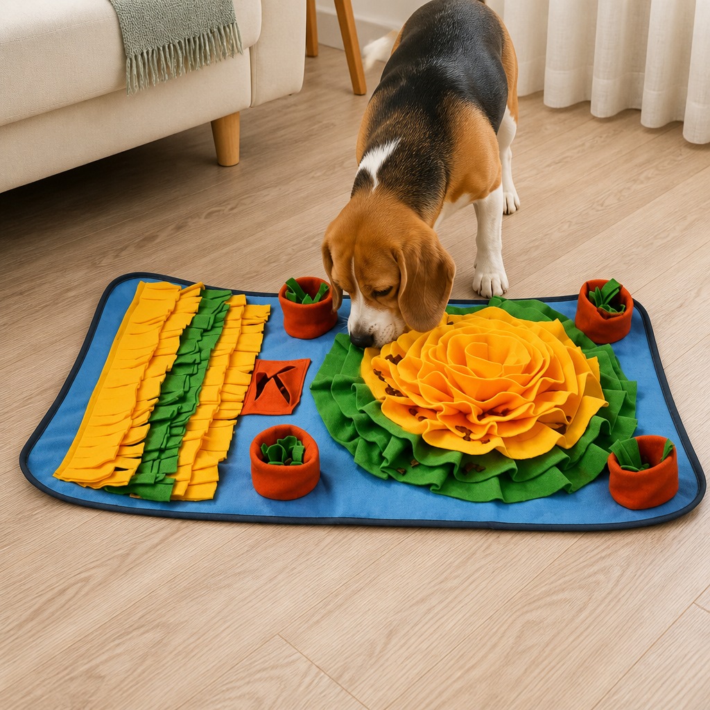 Ortekor Nose-Work & Slow-Feeding Snuffle Mat (Machine Washable)