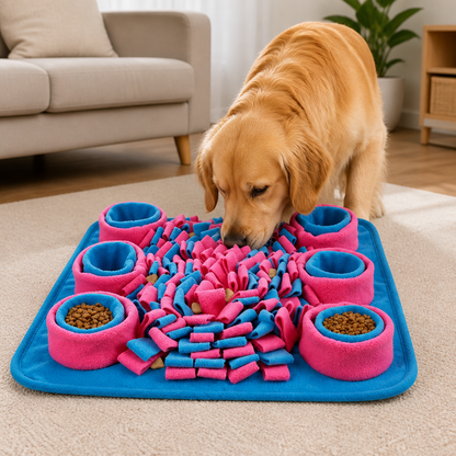 Ortekor Nose-Work & Slow-Feeding Snuffle Mat (Machine Washable)