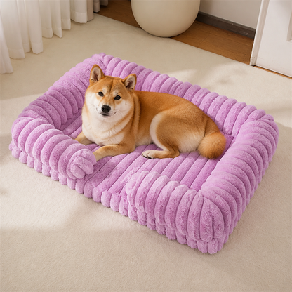 Ortekor Orthopedic Memory Foam Bolster Bed (Waterproof Removable Cover)