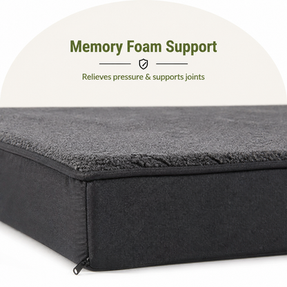 Ortekor Orthopedic Memory Foam Dog Bed (Removable Cover & Waterproof Lining)