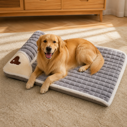 Ortekor Orthopedic Memory Foam Dog Bed (Removable Washable Cover)