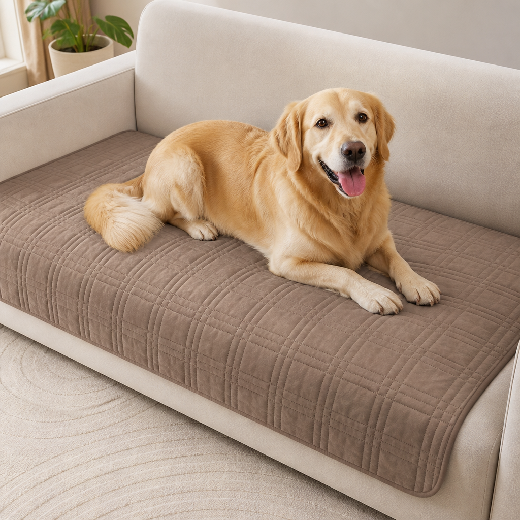 Ortekor Plaid Water-Repellent & Non-Slip Sofa Seat Cover