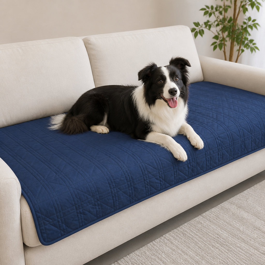 Ortekor Plaid Water-Repellent & Non-Slip Sofa Seat Cover