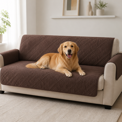 Ortekor Plaid Water-Repellent & Non-Slip Sofa Seat Cover