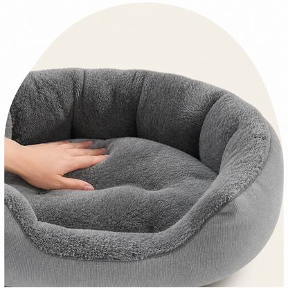 Ortekor Plush Faux Fur Bolster Bed