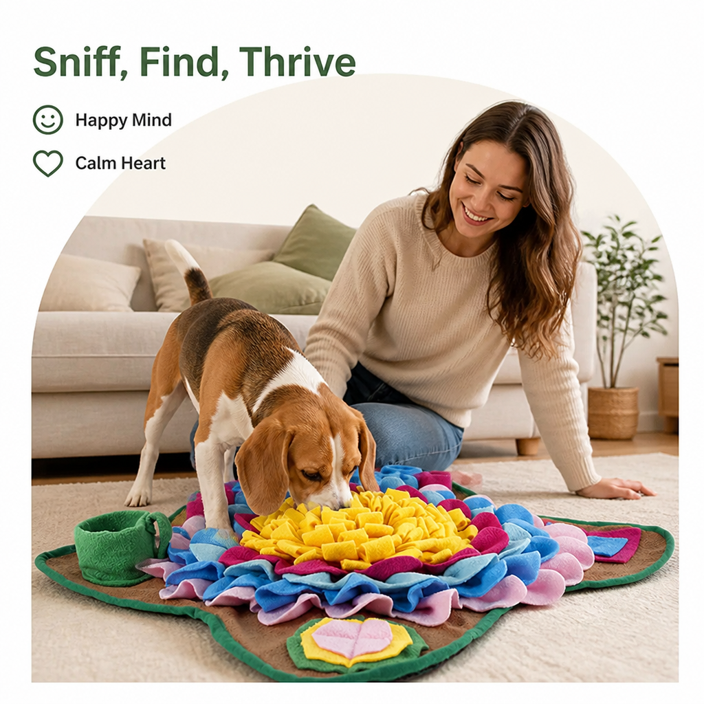 Ortekor Plush Foldable & Washable Dog Snuffle Mat
