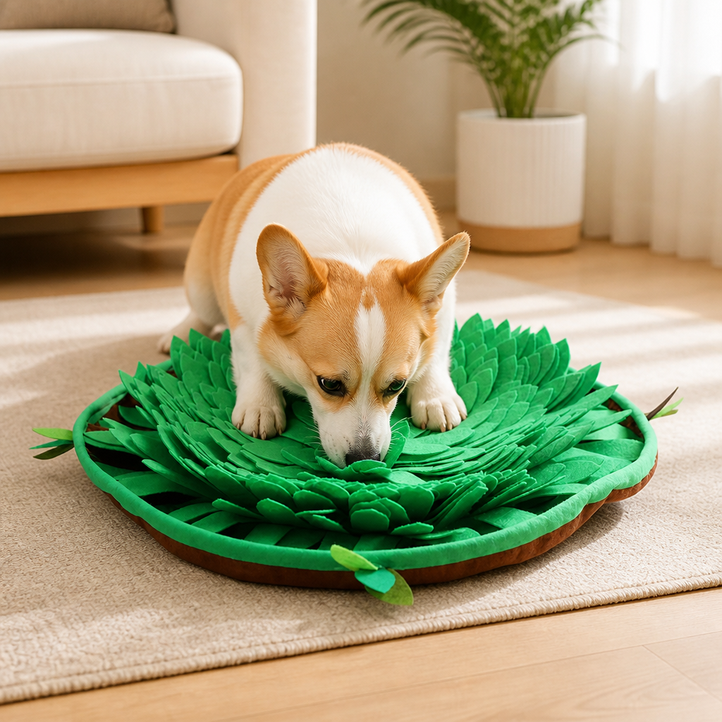 Ortekor Plush Foldable & Washable Dog Snuffle Mat