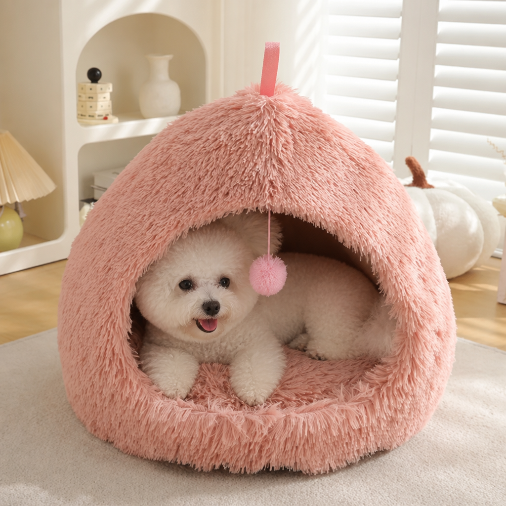 Ortekor Plush Velvet & Non-Slip Dog Bed