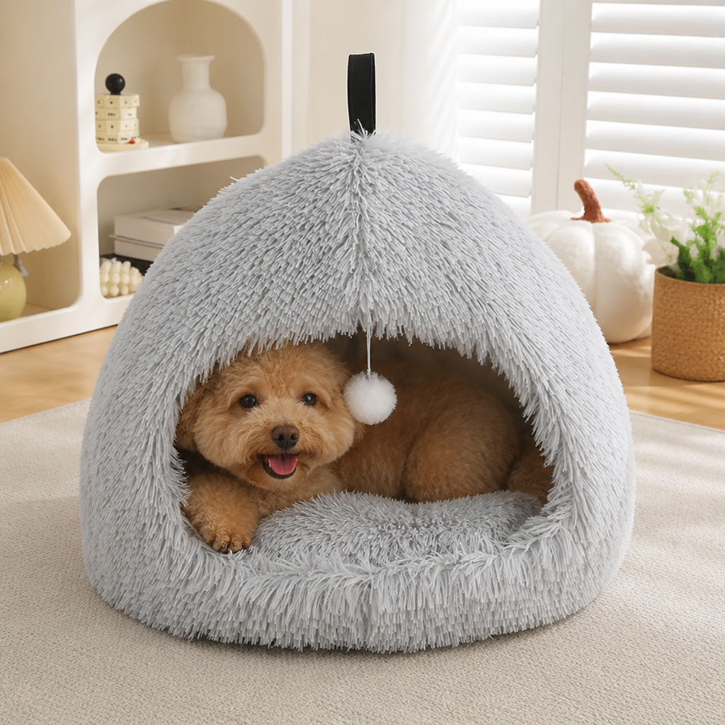 Ortekor Plush Velvet & Non-Slip Dog Bed