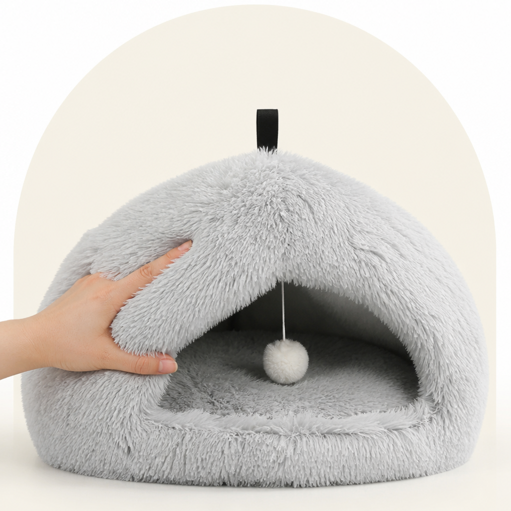 Ortekor Plush Velvet & Non-Slip Dog Bed