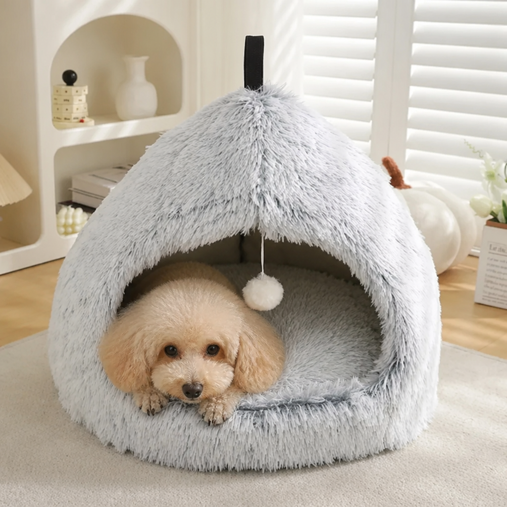 Ortekor Plush Velvet & Non-Slip Dog Bed
