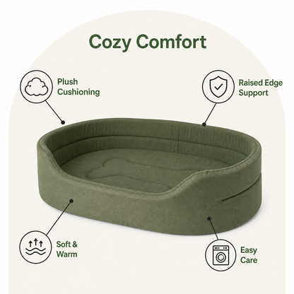 Ortekor Plush & Warm Dog Bed (Multiple Sizes)