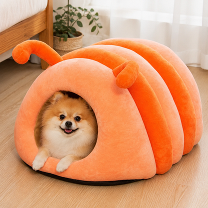 Ortekor Plush & Warm Semi-Enclosed Pet Bed (Indoor)