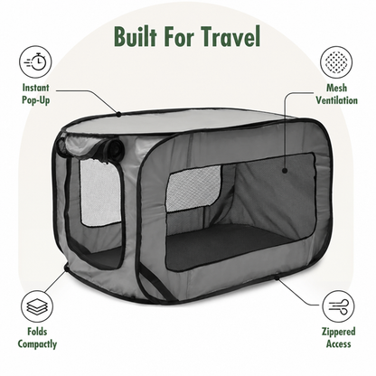 Ortekor Pop-Up Foldable Travel Crate