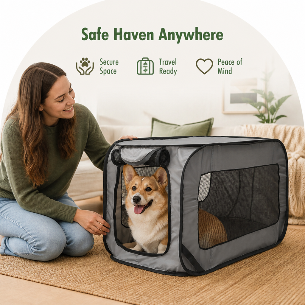 Ortekor Pop-Up Foldable Travel Crate