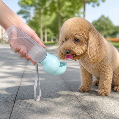 Ortekor Portable Food-Grade Pet Water Bottle (Lanyard)