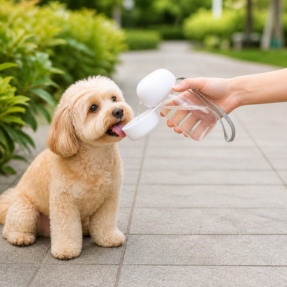 Ortekor Portable Food-Grade Pet Water Bottle (Lanyard)