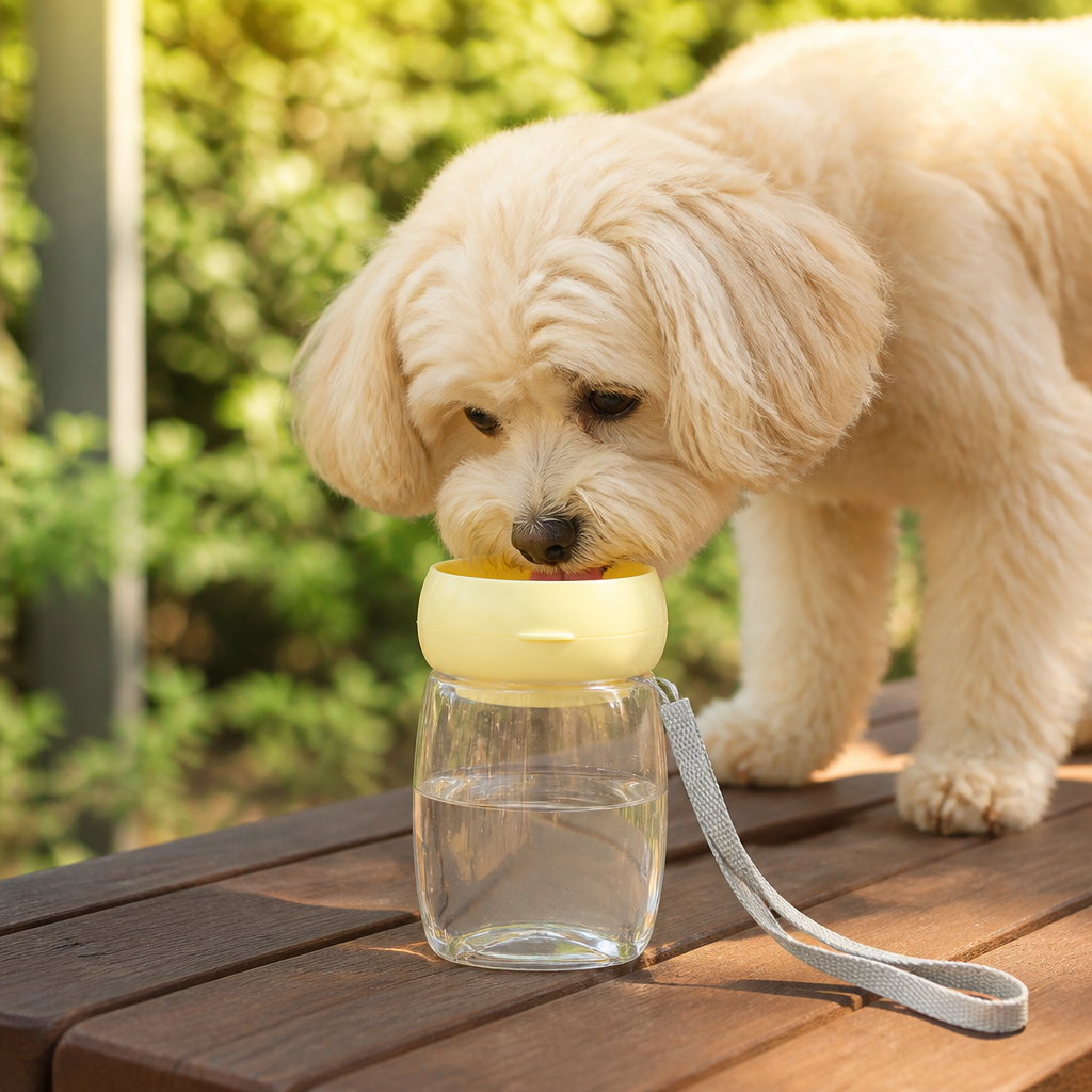Ortekor Portable Food-Grade Pet Water Bottle (Lanyard)
