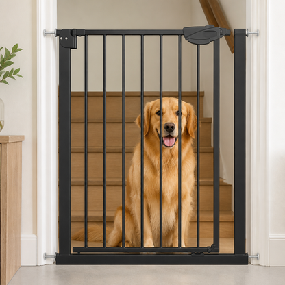 Ortekor Pressure-Mounted Auto-Close & Double Lock Pet Gate