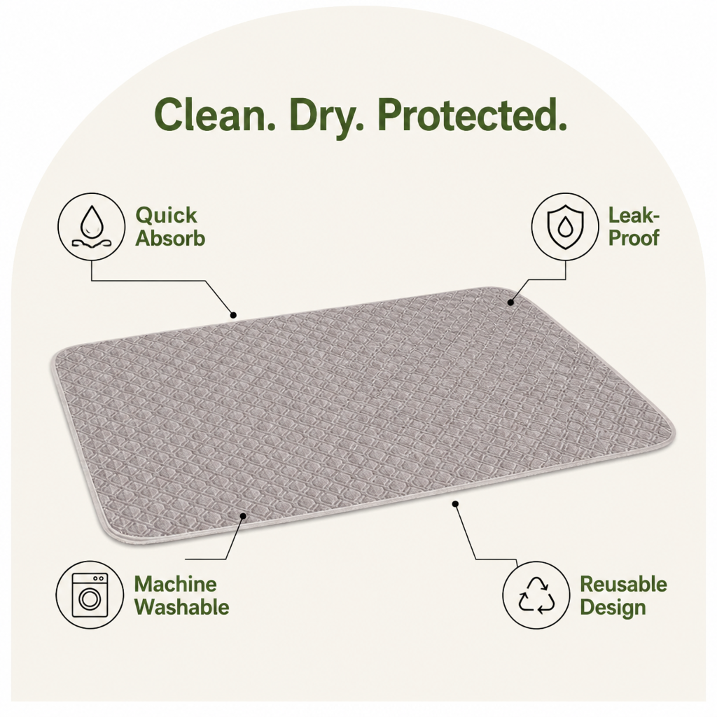Ortekor Quick-Absorb & Leak-Proof Washable Pet Training Pad