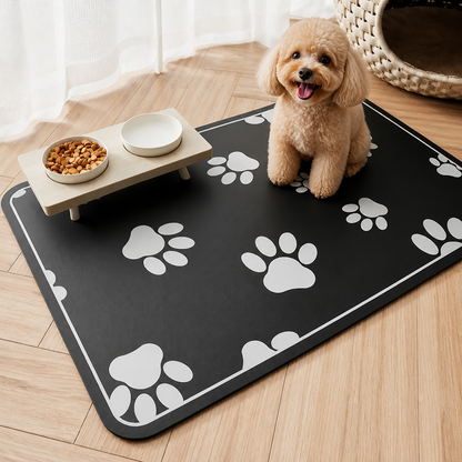 Ortekor Quick-Dry Diatomite & Non-Slip Feeding Mat