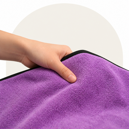 Serviette pour animaux Ortekor en fibre ultra-fine à séchage rapide et ultra-absorbante (lavable en machine)