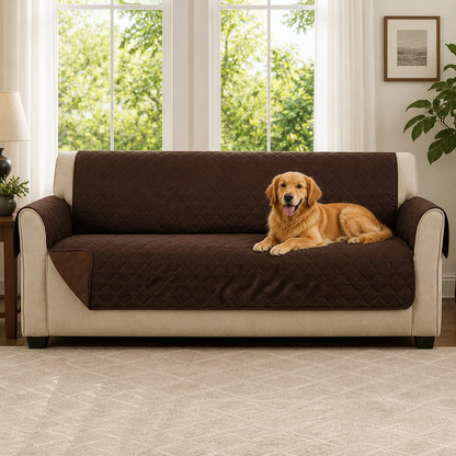 Ortekor Quilted Stretch & Machine-Washable Sofa Cover (1/2/3-Seater)