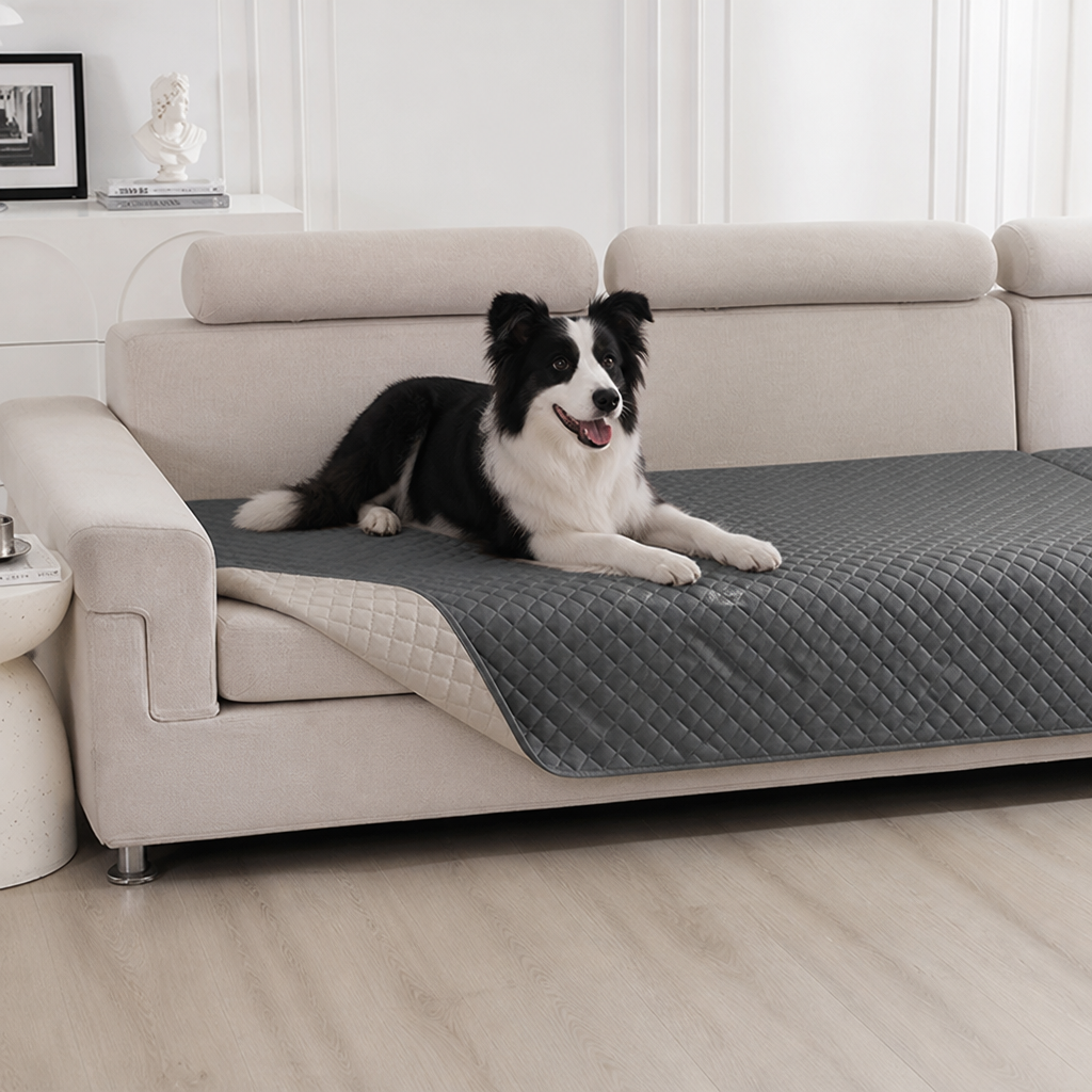 Ortekor Quilted Water-Resistant & Non-Slip Dog Bed Cover
