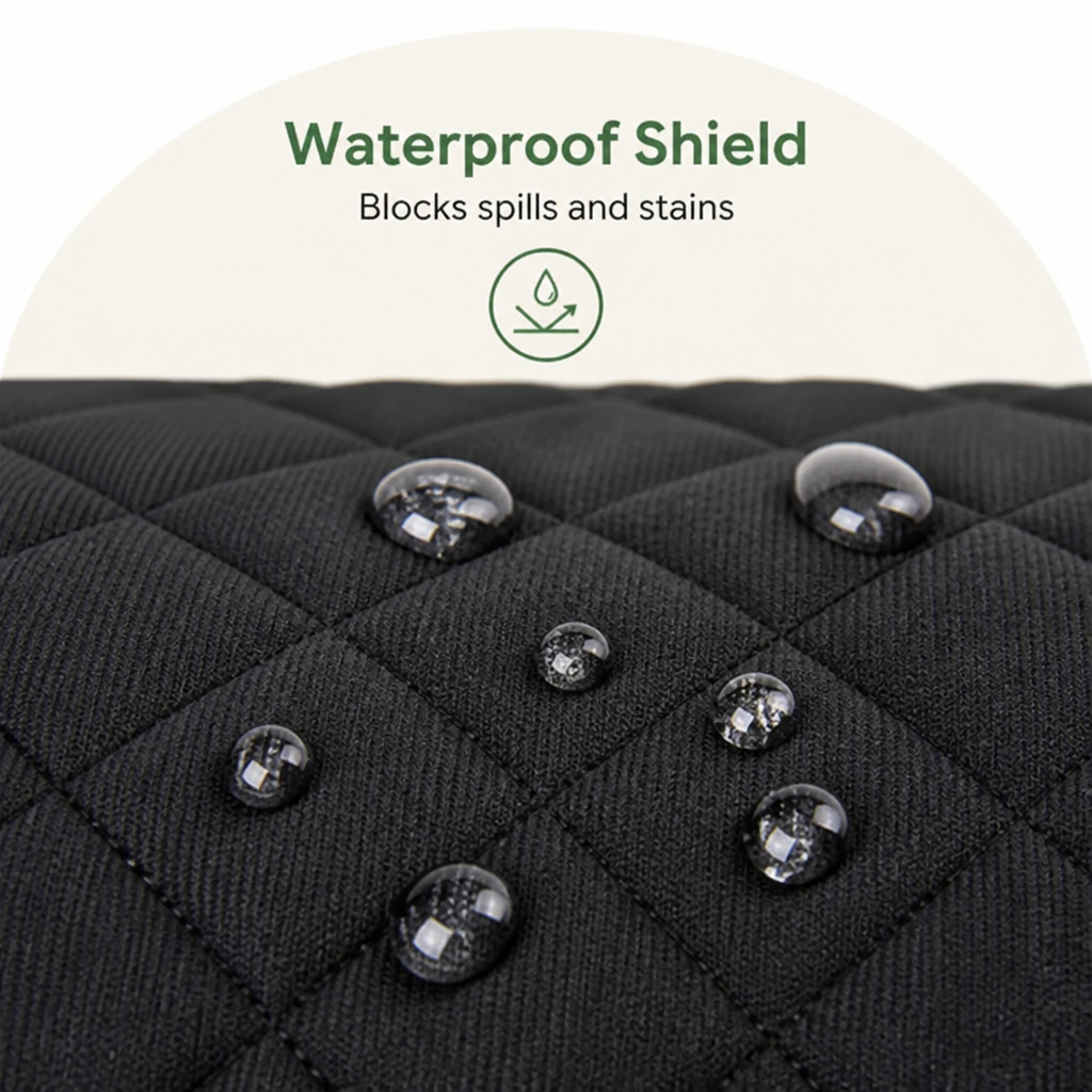 Ortekor Quilted Waterproof & Anti-Slip Recliner Cover (Side Pockets)