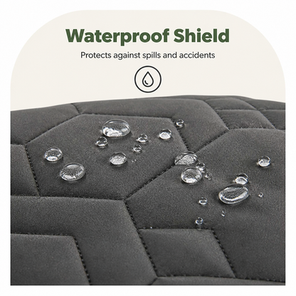 Ortekor Quilted Waterproof Machine Washable Sofa & Bed Cover (Non-Slip Backing)
