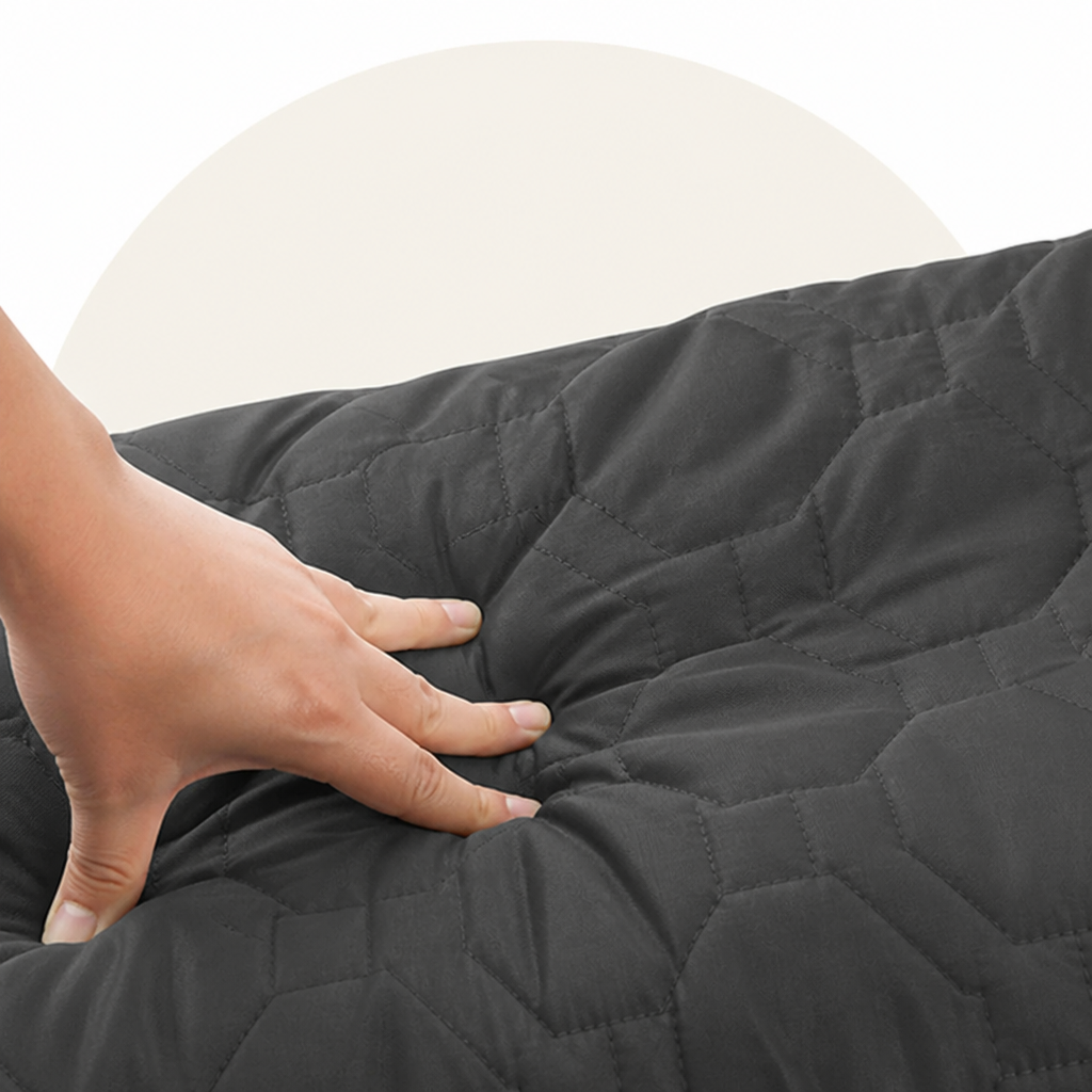 Ortekor Quilted Waterproof Machine Washable Sofa & Bed Cover (Non-Slip Backing)