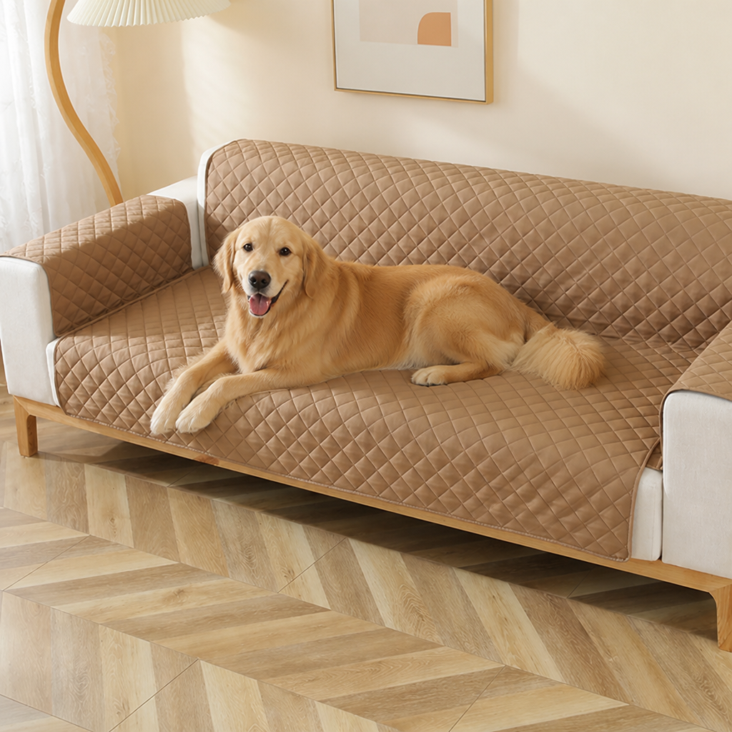 Ortekor Quilted Waterproof & Non-Slip Sofa Protector