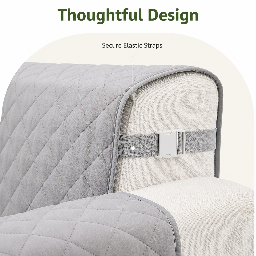 Ortekor Quilted Waterproof & Non-Slip Sofa Protector