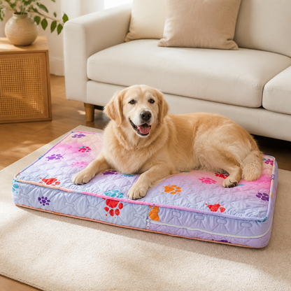 Ortekor Quilted Waterproof Washable Dog Bed Cover (Removable)