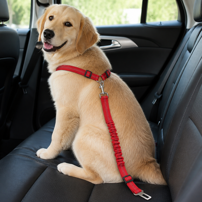 Ortekor Reflective & Adjustable Car Seat Leash (Quick-Release)