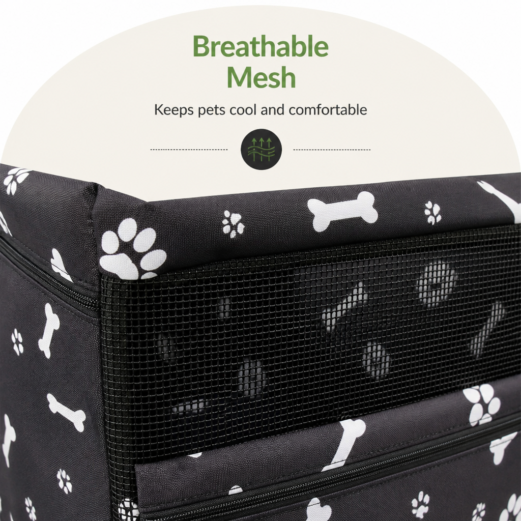Ortekor Seat-Belt Compatible Portable & Breathable Car Booster Seat