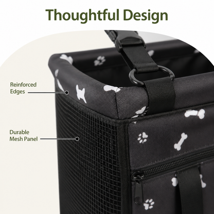Ortekor Seat-Belt Compatible Portable & Breathable Car Booster Seat